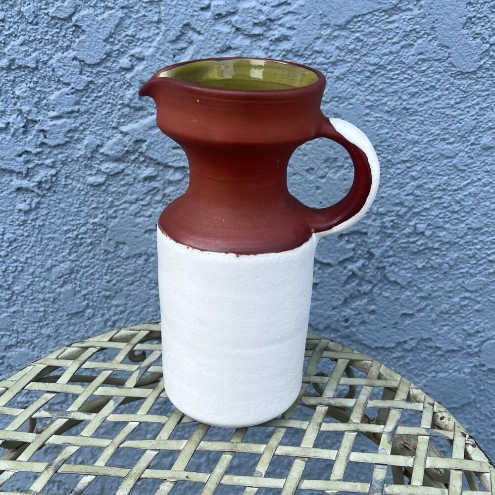 Jaap Ravelli Dutch Art Pottery Pitcher Vase Ravelli 124 minaimlist ceramics